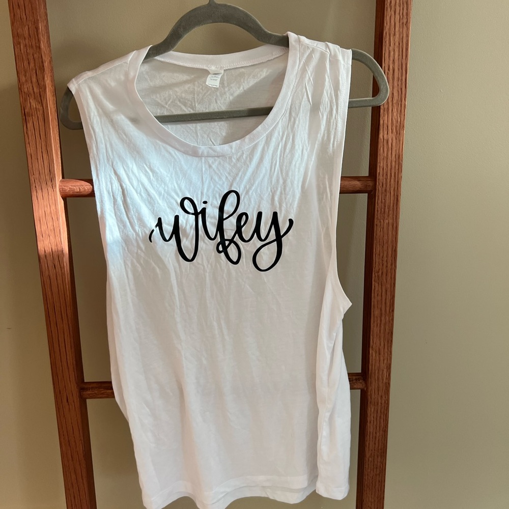 “Wifey” tank from Etsy size XL